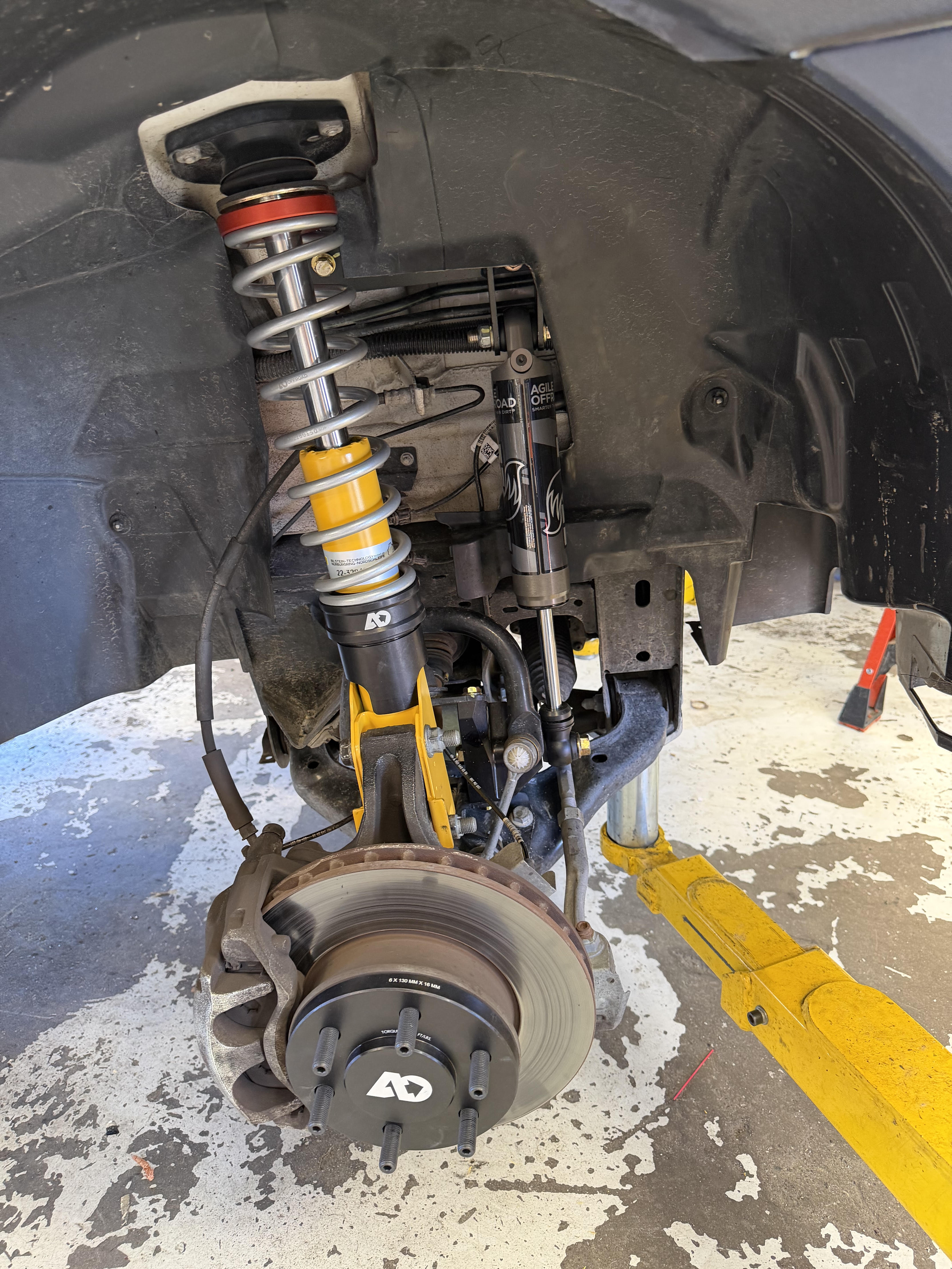 Suspension install